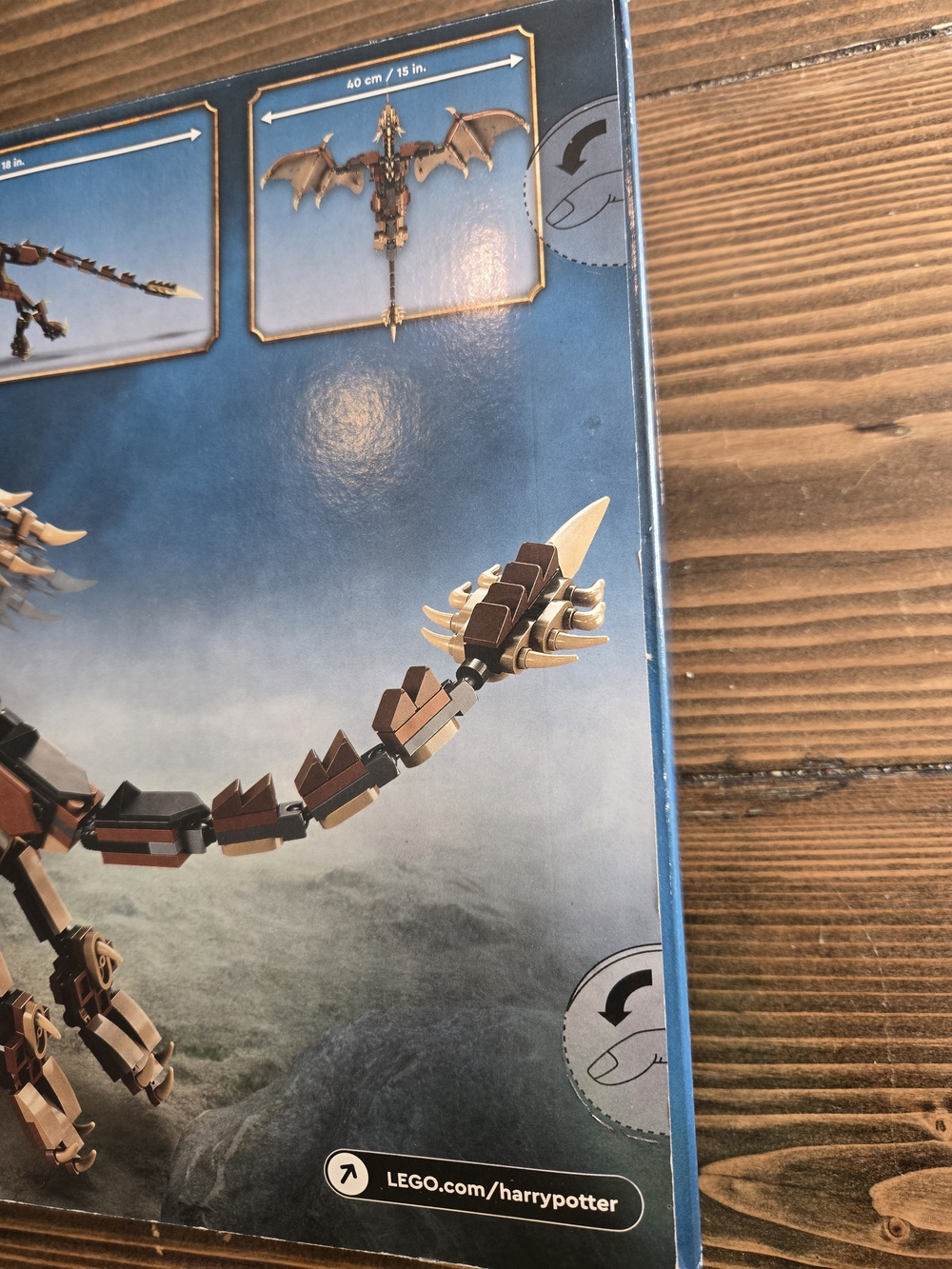 LEGO Harry Potter Hungarian Horntail Dragon Set - Brown - Picture 7 of 7